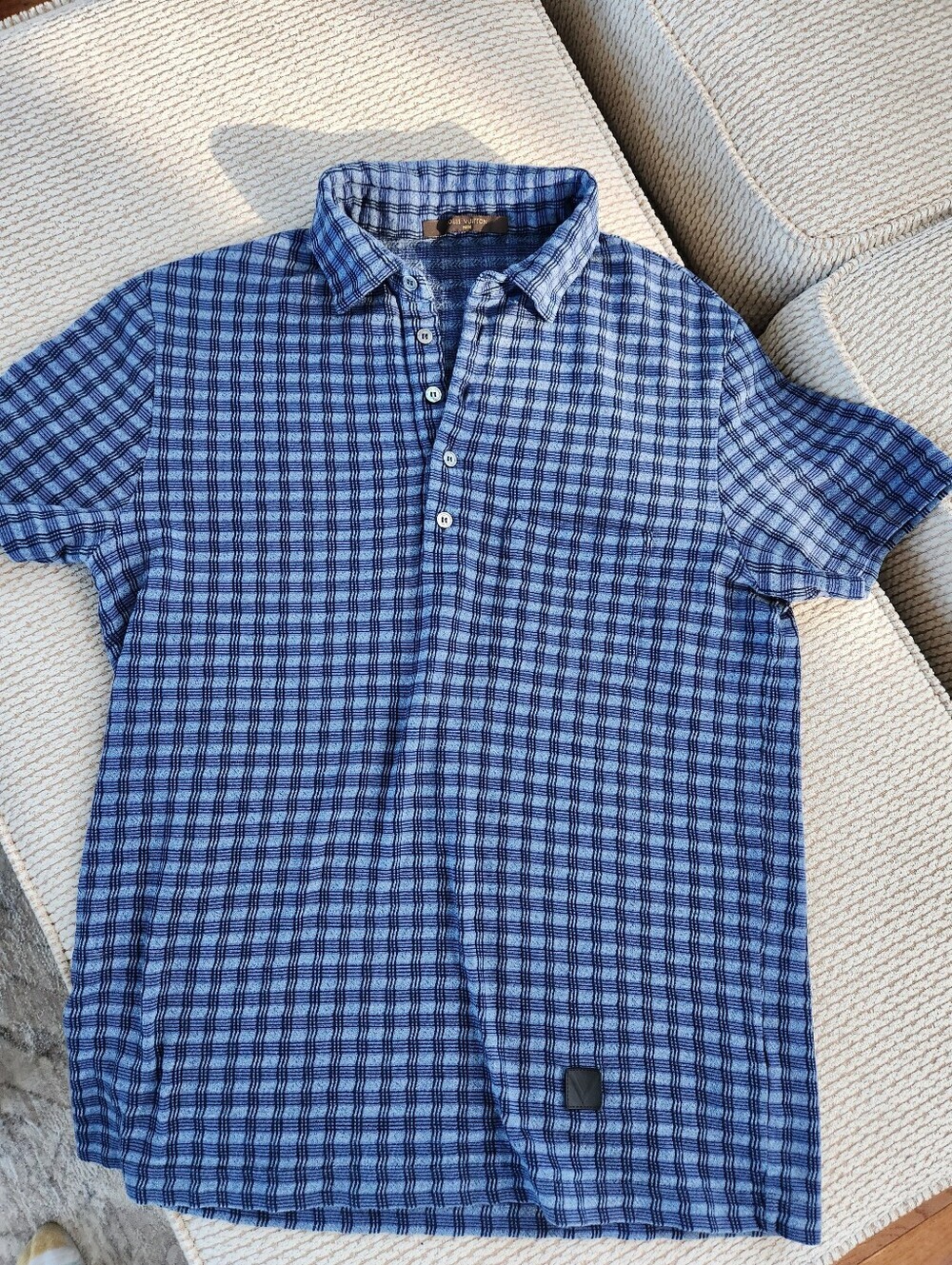 Louis Vuitton Mens Short Sleeve Shirt, Small